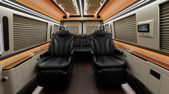 8 passenger sprinter van interior petersburg