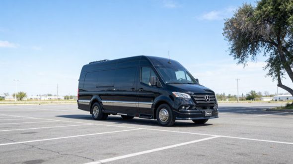 hampton wedding sprinter van rental
